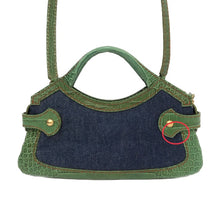 將圖片載入圖庫檢視器 トッズ TODS 2wayバッグ ポシェット クロコダイル型押しレザー ハンドバッグ ハンドバッグ グリーン【中古】【美品】