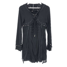 画像をギャラリービューアに読み込む, オッズクローチェ OZZ CROCE ワンピース 長袖 ブラック【中古】