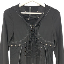 画像をギャラリービューアに読み込む, オッズクローチェ OZZ CROCE ワンピース 長袖 ブラック【中古】