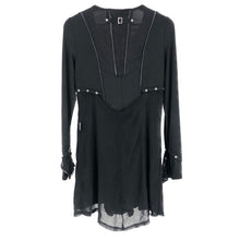 画像をギャラリービューアに読み込む, オッズクローチェ OZZ CROCE ワンピース 長袖 ブラック【中古】