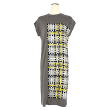 画像をギャラリービューアに読み込む, エルメス HERMES 19AW シルクワンピース サイズ34 グレー ボルデュック柄【中古】【美品】