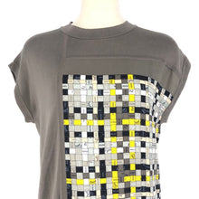 画像をギャラリービューアに読み込む, エルメス HERMES 19AW シルクワンピース サイズ34 グレー ボルデュック柄【中古】【美品】