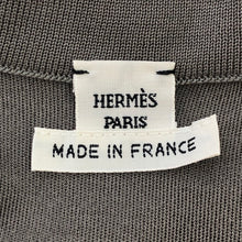 画像をギャラリービューアに読み込む, エルメス HERMES 19AW シルクワンピース サイズ34 グレー ボルデュック柄【中古】【美品】