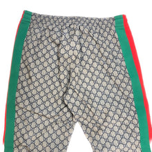 画像をギャラリービューアに読み込む, GUCCI グッチ シェリーライン 545609 パンツ GGスプリームキャンバス/GGスプリーム グレー 系 メンズ 【中古】