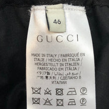 画像をギャラリービューアに読み込む, グッチ GUCCI 20SS Orgasmique ショートパンツ ハーフパンツ ボタンフライ 麻混 サイズ46 623078 ブラック メンズ【中古】【美品】