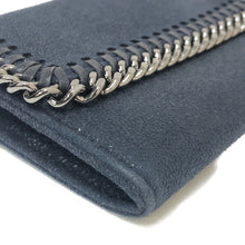 画像をギャラリービューアに読み込む, ステラマッカートニー STELLA McCARTNEY ファラベラ 二つ折り 長財布 430999 w9132 ネイビー レディース【中古】