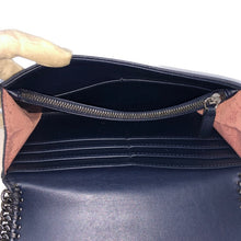 画像をギャラリービューアに読み込む, ステラマッカートニー STELLA McCARTNEY ファラベラ 二つ折り 長財布 430999 w9132 ネイビー レディース【中古】