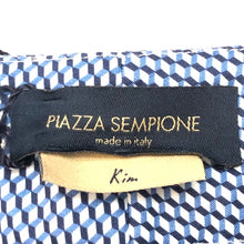 將圖片載入圖庫檢視器 ピアッツァ センピオーネ Piazza Sempione ストレッチパンツ サイズ38 ブルー 総柄 レディース【中古】【新品同様】【美品】