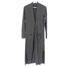 画像をギャラリービューアに読み込む, ベアフットドリームズ BAREFOOT DREAMS ロングカーディガン COZYCHIC ULTRA LITE サザビーリーグ 496 XSサイズ チャコールグレー レディース【中古】