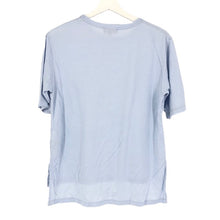 画像をギャラリービューアに読み込む, セオリー Theory ビッグスリーブTシャツ 半袖カットソー Sサイズ ライトブルー レディース【中古】