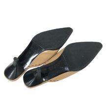 画像をギャラリービューアに読み込む, エルメス HERMES サンダル ミュール ステッチポインテッドトゥ サイズ35 22cm相当 ベージュ【中古】