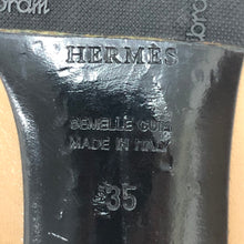 画像をギャラリービューアに読み込む, エルメス HERMES サンダル ミュール ステッチポインテッドトゥ サイズ35 22cm相当 ベージュ【中古】