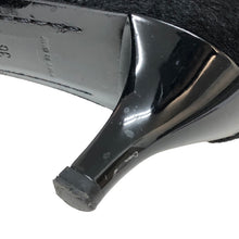 画像をギャラリービューアに読み込む, ルイ ヴィトン LOUIS VUITTON ロングブーツ ハラコ フロントジップ サイズ36 23cm相当 ブラック【中古】