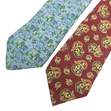 将图片加载到图库查看器,フェラガモ Salvatore Ferragamo ネクタイ シルク100% 5本セット 総柄【中古】