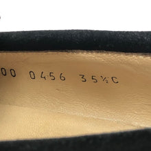 將圖片載入圖庫檢視器 グッチ GUCCI ローファー バンブービット スクエアトゥ スエード ブラック【中古】