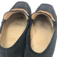 將圖片載入圖庫檢視器 グッチ GUCCI ローファー バンブービット スクエアトゥ スエード ブラック【中古】