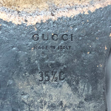 將圖片載入圖庫檢視器 グッチ GUCCI ショートブーツ ラウンドトゥ ベルトデザイン モンクストラップ ブラック 22.5cm相当【中古】
