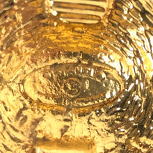 画像をギャラリービューアに読み込む, シャネル CHANEL ココマーク ラウンドイヤリング GPゴールド ヴィンテージ ゴールド【中古】