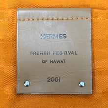 画像をギャラリービューアに読み込む, エルメス HERMES フールトゥカバス フレンチフェスティバル ハワイ限定2001 トートバッグ オレンジ【中古】