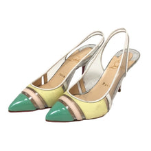 画像をギャラリービューアに読み込む, クリスチャン ルブタン Christian Louboutin バックストラップ パンプス ハイヒール サイズ37 24cm相当 マルチカラー クリア【中古】