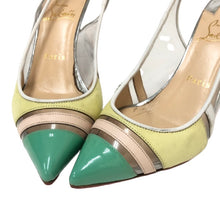画像をギャラリービューアに読み込む, クリスチャン ルブタン Christian Louboutin バックストラップ パンプス ハイヒール サイズ37 24cm相当 マルチカラー クリア【中古】