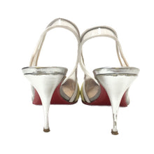 画像をギャラリービューアに読み込む, クリスチャン ルブタン Christian Louboutin バックストラップ パンプス ハイヒール サイズ37 24cm相当 マルチカラー クリア【中古】