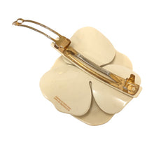 画像をギャラリービューアに読み込む, アレクサンドル ドゥ パリ ALEXANDRE DE PARIS バレッタ 髪留め ヘアアクセサリー カメリア ベージュ【中古】