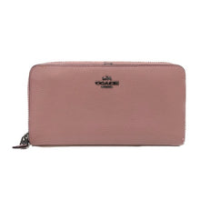 画像をギャラリービューアに読み込む, コーチ COACH ラウンドファスナー 長財布 58059 ダスティパープル系【中古】