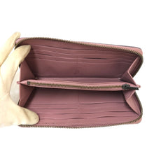 画像をギャラリービューアに読み込む, コーチ COACH ラウンドファスナー 長財布 58059 ダスティパープル系【中古】