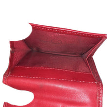 画像をギャラリービューアに読み込む, コーチ COACH ミニシグネチャー 二つ折り財布 レッド【中古】