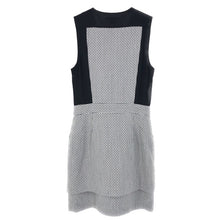 画像をギャラリービューアに読み込む, アルマーニエクスチェンジ ARMANI EXCHANGE ノースリーブ ワンピース サイズ4 M相当 モノトーン【中古】