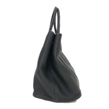 画像をギャラリービューアに読み込む, エルメス HERMES ガーデンパーティPM Y刻 シルバー金具 トートバッグ ブラック【中古】【美品】