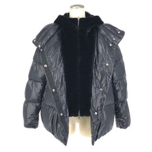 画像をギャラリービューアに読み込む, ヘルノ Herno ダウンジャケット エコファー付き サイズ42 PI00087DR 12017 9300 ブラック【中古】【新品同様】【美品】