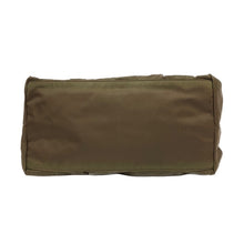 画像をギャラリービューアに読み込む, プラダ PRADA メッシュハンドル リボン 2wayショルダーバッグ ハンドバッグ カーキ系【中古】