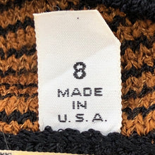 画像をギャラリービューアに読み込む, マリーグレイ MARIE GRAY ニット ワンピース サイズ8 ブラウン ネイビー【中古】