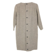 画像をギャラリービューアに読み込む, ビルブラス bill blass ワンピース 7分袖 肩パッド入り サイズ9A3 M相当 ベージュ系【中古】