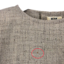 画像をギャラリービューアに読み込む, ビルブラス bill blass ワンピース 7分袖 肩パッド入り サイズ9A3 M相当 ベージュ系【中古】