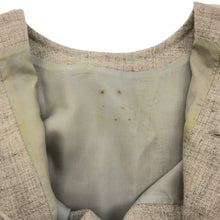 画像をギャラリービューアに読み込む, ビルブラス bill blass ワンピース 7分袖 肩パッド入り サイズ9A3 M相当 ベージュ系【中古】