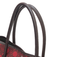 画像をギャラリービューアに読み込む, エルメス HERMES ガーデンパーティPM トワルソーアッシュ ハンドバッグ トートバッグ ルージュガランス【中古】