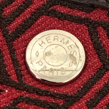 画像をギャラリービューアに読み込む, エルメス HERMES ガーデンパーティPM トワルソーアッシュ ハンドバッグ トートバッグ ルージュガランス【中古】