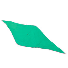 画像をギャラリービューアに読み込む, エルメス HERMES ロサンジュ ロゴ スカーフ ひし形 カシミヤ シルク グリーン【中古】