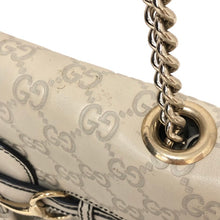 画像をギャラリービューアに読み込む, グッチ GUCCI エミリー グッチシマ チェーン ショルダーバッグ 295402 アイボリー【中古】