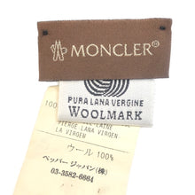 画像をギャラリービューアに読み込む, モンクレール MONCLER マフラー ストール ウール ユニセックス 男女兼用 ブラック【中古】