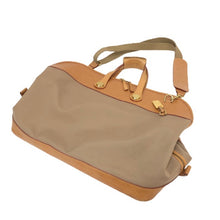画像をギャラリービューアに読み込む, ドゥーニーアンドバーク DOONEY&BOURKE 2wayボストンバッグ 旅行 トラベル ショルダーバッグ ベージュ系【中古】