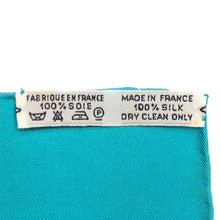 画像をギャラリービューアに読み込む, エルメス HERMES カレ90 ANIMAL ALPHABET スカーフ 動物アルファベット 森の動物 大判 シルク ブルー系【中古】