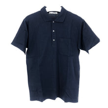 画像をギャラリービューアに読み込む, ディオール Christian Dior ポロシャツ カットソー 半袖 綿100% Mサイズ ネイビー【中古】