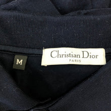 画像をギャラリービューアに読み込む, ディオール Christian Dior ポロシャツ カットソー 半袖 綿100% Mサイズ ネイビー【中古】
