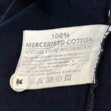 画像をギャラリービューアに読み込む, ディオール Christian Dior ポロシャツ カットソー 半袖 綿100% Mサイズ ネイビー【中古】