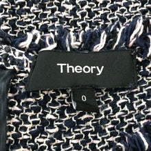 画像をギャラリービューアに読み込む, セオリー Theory ノースリーブブラウス ツイードトップス サイズ0 7号相当 8108209 892 700 ネイビー ピンク【中古】