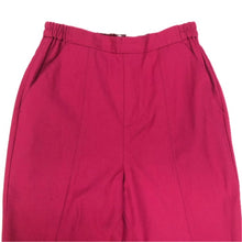 画像をギャラリービューアに読み込む, カデュネ CADUNE オータムカラーパンツ サイズ34 XS相当 小さいサイズ ラズベリー系【中古】